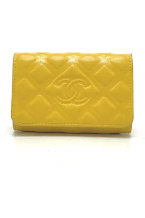 CHANEL Pre-owned, Kobieta, Żółty, ONE SIZE, Skóra, Pre-owned Leather key-holders