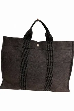 Hermès Pre-owned, unisex, Szary, ONE SIZE, Pre-owned Canvas handbags