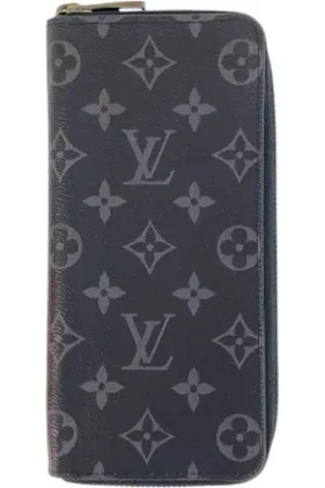 LOUIS VUITTON Pre-owned, Mężczyzna, Czarny, ONE SIZE, Pre-owned portfele płócienne