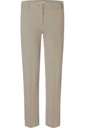 Cambio Spodnie, Kobieta, Beżowy, M, Stella Cropped Sand Spodnie