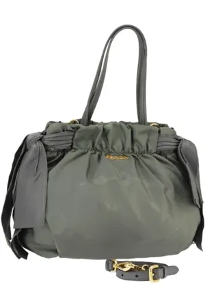 Prada Pre-owned, Kobieta, Zielony, ONE SIZE, Nylon, Pre-owned Fabric prada-bags
