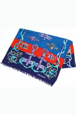 Hermès Pre-owned, Kobieta, Wielobarwność, ONE SIZE, Kaszmir, Pre-owned Cashmere scarves