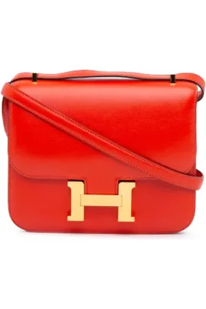 Hermès Pre-owned, Kobieta, Czerwony, ONE SIZE, Skóra, Pre-owned Leather crossbody-bags