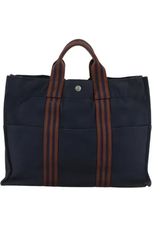 Hermès Pre-owned, Kobieta, Niebieski, ONE SIZE, Pre-owned Canvas handbags