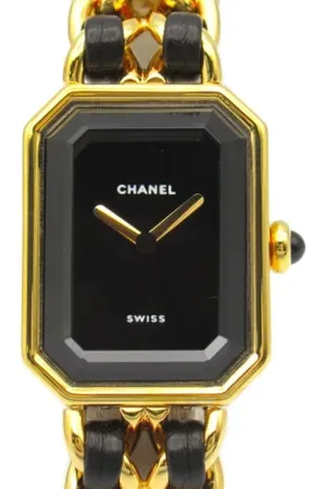 CHANEL Pre-owned, Kobieta, Czarny, ONE SIZE, Skóra, Pre-owned Leather watches