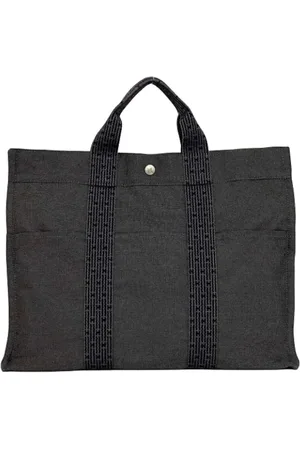 Hermès Pre-owned, unisex, Szary, ONE SIZE, Pre-owned Canvas handbags