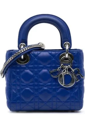 Dior Pre-owned, Kobieta, Niebieski, ONE SIZE, Skóra, Pre-owned Leather dior-bags