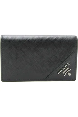 Prada Pre-owned, Kobieta, Czarny, ONE SIZE, Skóra, Pre-owned skórzane portfele