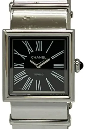 CHANEL Pre-owned, Kobieta, Czarny, ONE SIZE, Pre-owned Glass watches