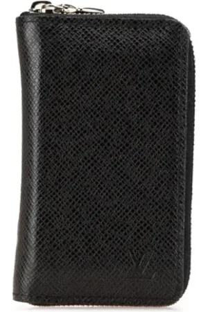 LOUIS VUITTON Pre-owned, Mężczyzna, Czarny, ONE SIZE, Skóra, Pre-owned skórzane portfele