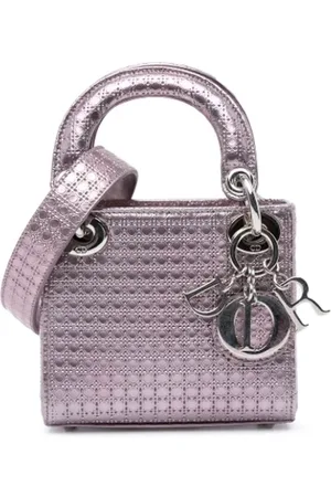 Dior Pre-owned, Kobieta, Fioletowy, ONE SIZE, Skóra, Pre-owned Leather dior-bags