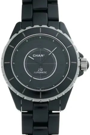 CHANEL Pre-owned, Mężczyzna, Czarny, ONE SIZE, Pre-owned Stainless Steel watches