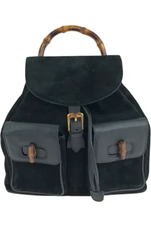 Gucci Pre-owned, Kobieta, Czarny, ONE SIZE, Skóra, Pre-owned Leather backpacks