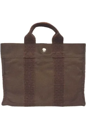 Hermès Pre-owned, Kobieta, brązowy, ONE SIZE, Pre-owned Canvas totes
