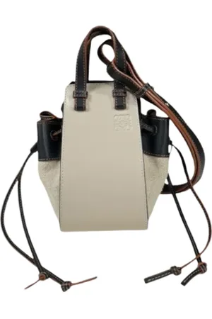 Loewe Pre-owned, Kobieta, Beżowy, ONE SIZE, Skóra, Pre-owned Canvas handbags