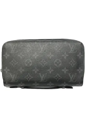 LOUIS VUITTON Pre-owned, Mężczyzna, Czarny, ONE SIZE, Pre-owned portfele płócienne