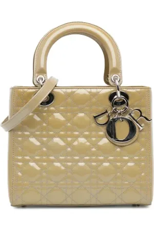 Dior Pre-owned, Kobieta, Beżowy, ONE SIZE, Skóra, Pre-owned Leather dior-bags