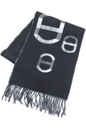 Hermès Pre-owned, Kobieta, Czarny, ONE SIZE, Kaszmir, Pre-owned Cashmere scarves