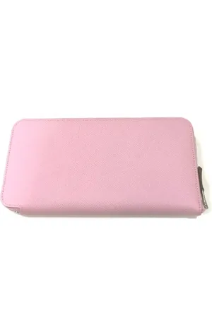 Hermès Pre-owned, Kobieta, Różowy, ONE SIZE, Skóra, Pre-owned skórzane portfele