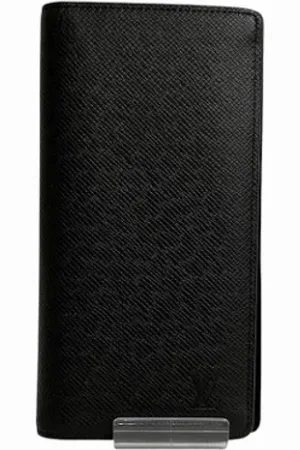 LOUIS VUITTON Pre-owned, Mężczyzna, Czarny, ONE SIZE, Skóra, Pre-owned skórzane portfele