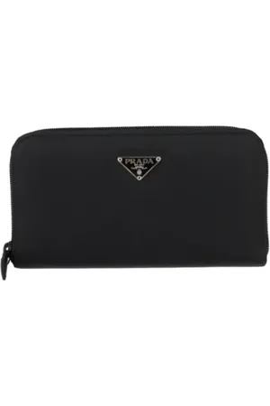 Prada Pre-owned, Kobieta, Czarny, ONE SIZE, Pre-owned Fabric wallets