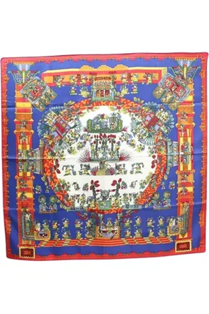 Hermès Pre-owned, Kobieta, Wielobarwność, ONE SIZE, Pre-owned Silk scarves