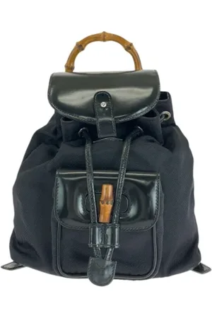 Gucci Pre-owned, Kobieta, Czarny, ONE SIZE, Skóra, Pre-owned Skórzane torebki