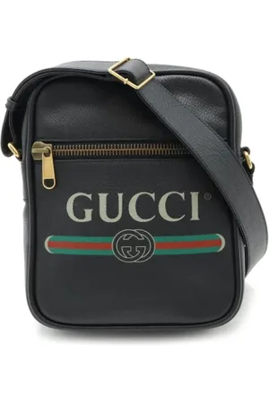 Gucci Pre-owned, unisex, Czarny, ONE SIZE, Skóra, Pre-owned skórzane torby na ramię