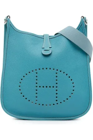 Hermès Pre-owned, Kobieta, Niebieski, ONE SIZE, Skóra, Pre-owned Leather crossbody-bags
