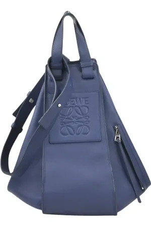 Loewe Pre-owned, Kobieta, Niebieski, ONE SIZE, Skóra, Pre-owned Skórzane torebki