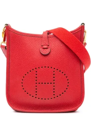 Hermès Pre-owned, Kobieta, Czerwony, ONE SIZE, Skóra, Pre-owned Leather crossbody-bags