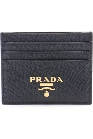 Prada Pre-owned, Kobieta, Czarny, ONE SIZE, Skóra, Pre-owned skórzane portfele