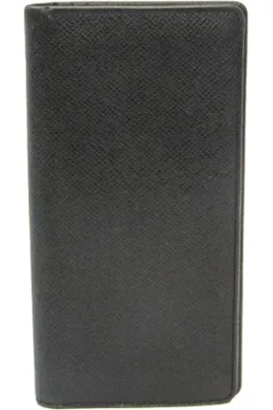 LOUIS VUITTON Pre-owned, Mężczyzna, Czarny, ONE SIZE, Skóra, Pre-owned skórzane portfele