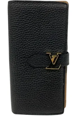 LOUIS VUITTON Pre-owned, Mężczyzna, Czarny, ONE SIZE, Skóra, Pre-owned skórzane portfele