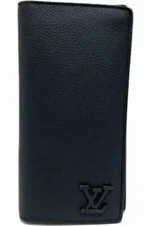 LOUIS VUITTON Pre-owned, Mężczyzna, Czarny, ONE SIZE, Skóra, Pre-owned skórzane portfele