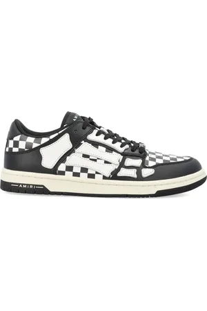 AMIRI Buty, Mężczyzna, Wielobarwność, 44 EU, Czarne Białe Skelet Top Niskie Sneakersy
