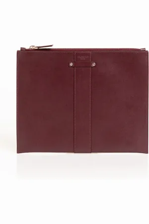 Trussardi Akcesoria, Mężczyzna, brązowy, ONE SIZE, Portfel skórzany z zamkiem i ćwiekami