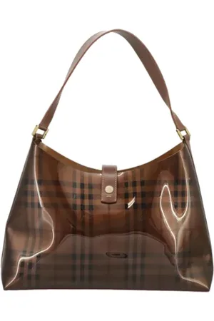 Burberry Pre-owned, Kobieta, brązowy, ONE SIZE, Pre-owned Vinyl shoulder-bags