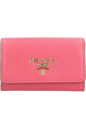 Prada Pre-owned, Kobieta, Różowy, ONE SIZE, Skóra, Pre-owned skórzane portfele
