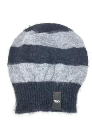 Fendi Pre-owned, Kobieta, Czarny, ONE SIZE, Pre-owned Silk hats