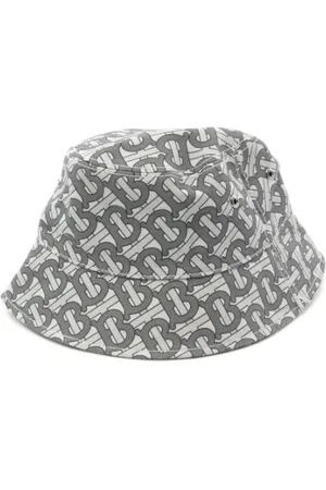 Burberry Pre-owned, Kobieta, Szary, ONE SIZE, Bawełna, Pre-owned Cotton hats
