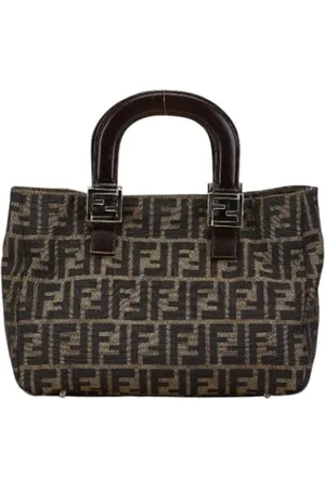 Fendi Pre-owned, Kobieta, brązowy, ONE SIZE, Skóra, Pre-owned Canvas handbags