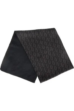 Fendi Pre-owned, Kobieta, brązowy, ONE SIZE, Wełna, Pre-owned Wool scarves