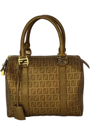 Fendi Pre-owned, Kobieta, brązowy, ONE SIZE, Skóra, Pre-owned Canvas handbags