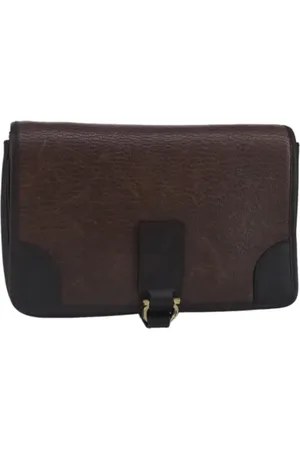 Salvatore Ferragamo Pre-owned, Kobieta, brązowy, ONE SIZE, Skóra, Pre-owned Leather clutches
