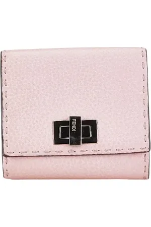 Fendi Pre-owned, Kobieta, Różowy, ONE SIZE, Skóra, Pre-owned skórzane portfele