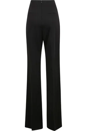 Sportmax Spodnie, Kobieta, Czarny, XL, Jersey Pantalone dla Mężczyzn