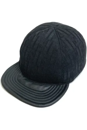 Fendi Pre-owned, Kobieta, Czarny, ONE SIZE, Pre-owned Fabric hats