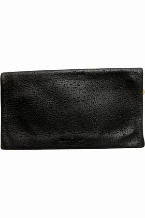 Salvatore Ferragamo Pre-owned, Kobieta, Czarny, ONE SIZE, Skóra, Pre-owned skórzane portfele
