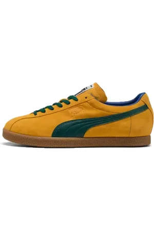 PUMA Buty, Mężczyzna, Żółty, 40 EU, Skóra, Brazylia Tangerine Ikona Piłki Nożnej Sneakers